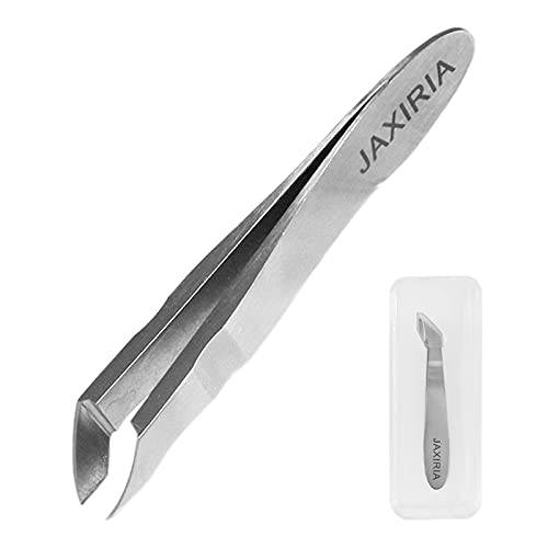Professional Mini Cuticle Trimmer - Sharp Cuticle Remover Nipper - Stainless Steel Nail Cuticle Tweezers - Small Hangnail Squeeze Snip Nipper for Finger & Toe Dead Skin Remove Pedicure Tools, Silver