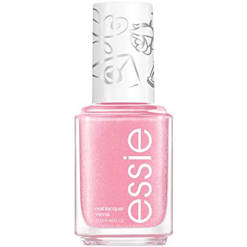 essie Vegan Nail Polish, Limited Edition Valentine’s Day 2022 Collection, Pink, Pretty in Ink, 0.46 Ounce