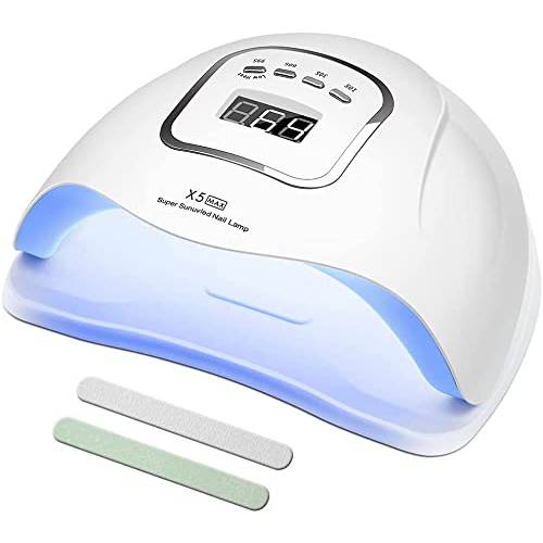 CICK UV LED Nail Lamp 150W UV Light for Nails with 4 Timers, Faster Nail Dryer with Auto Senor, Nail Light for Professional Manicure Salon