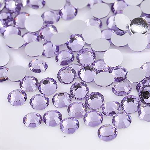 1500 Pieces SS16 4mm Flatback Rhinestones Clear Glass Round Gems Crystals for Nail Art DIY Crafts Clothes Shoes Bags （Aqua Blue）
