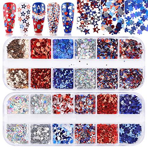 Kalolary Halloween Nail Art Glitter Sequins, 3D Holographic Spider Skull Pumpkin Bat Ghost Witch Halloween Confetti Glitter for DIY Nail Art Halloween Party(3 Boxes)