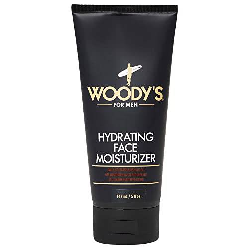 Woody’s Hydrating Face Moisturizer for Men, with Menthol, Fast-absorbing & Anti-aging, 5 fl oz - 1 Pack
