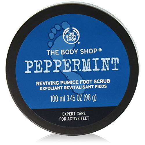 The Body Shop Peppermint Reviving Pumice Exfoliating Foot Scrub, 100ml