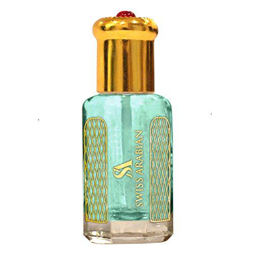 SEA BREEZE 12mL | Artisanal Hand Crafted Perfume Oil Fragrance for Women and for Men | Traditional Attar Style Cologne | by Perfumer Swiss Arabian Oud | Gift/Party Favor | Body Oil