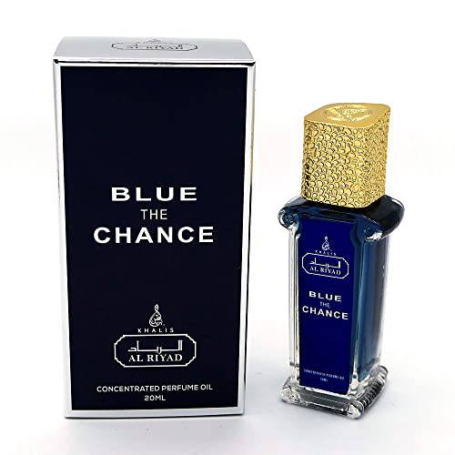 Maison d’Orient BLUE THE CHANCE 20 mL for Men n Roll-On Attar Perfume Oil (Alcohol-Free, Vegan & Cruelty-Free) Arabian Fragrances. House of AL RIYAD Dubai