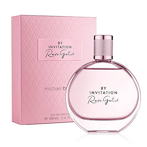 By Invitation Rose Gold from Michael Bublé Fragrances, 3.4 Fl Oz | Women’s Perfume | Pear, Rose, Praline, Vanilla Perfume | Eau de Parfum | Gift for Women | Vegan & Cruelty Free