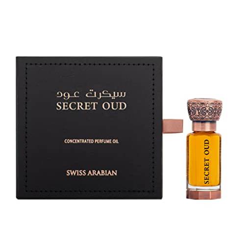Swiss Arabian Secret Oud - Luxury Products From Dubai - Long Lasting And Addictive Personal Perfume Oil Fragrance - A Seductive, Signature Aroma - The Luxurious Scent Of Arabia - 0.4 Oz