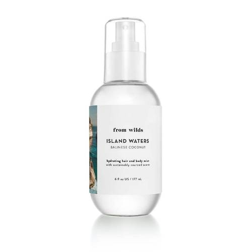 From Wilds Island Waters Hair & Body Mist - Sustainably Sourced Fragrance Indonesia Clean Cruelty-Free | 6 fl oz, Hair and Body Mist (6 Fl Oz)