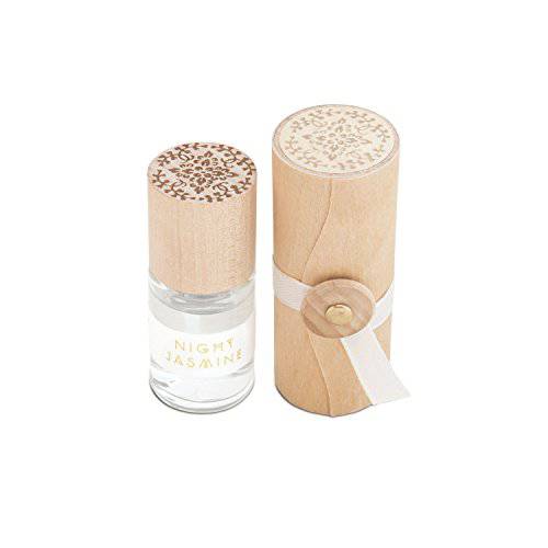 Skeem Design Print Block Rollerball Perfume - Night Jasmine - Natural Ingredients – Travel Size Perfume Oil - 14.7 ml