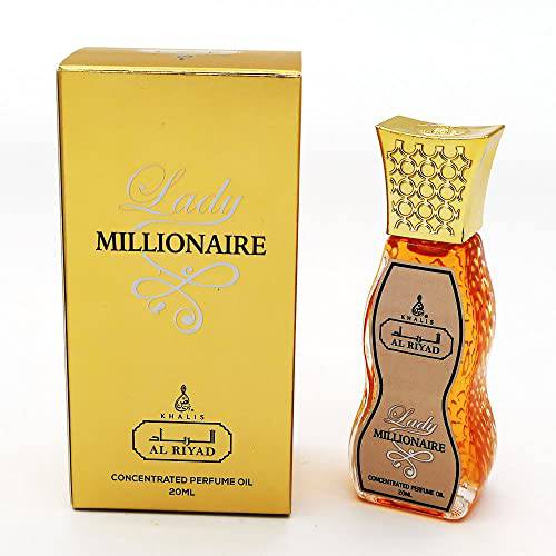 Maison d’Orient LADY MILLIONARIE 20 mL for Men Roll-On Attar Perfume Oil (Alcohol-Free, Vegan & Cruelty-Free) Arabian Fragrances | House of AL RIYAD Dubai