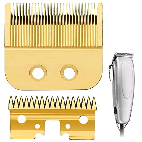 WAHFOX Hair Clippers Replacement Blade 22995 Compatible for Andis PM-1 Speedmaster Clippers Replacement Blades 22995 Gold