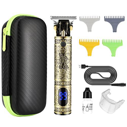 Karrte Upgrade Hair Trimmer for Men Professional Hair Clippers Zero Gapped Cordless Hair Cutting,Barber Supplies for Men Beard Trimmer Mens Grooming Kit Accessories with LED Display, Gifts for Men
