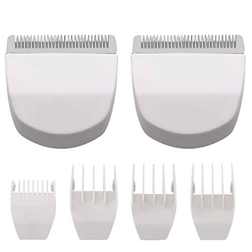 2 Pack Professional Peanut Clipper/Trimmer Snap On Replacement Blades 2068-300 - Compatible with Wahl Peanut Hair Clipper/Trimmer, Black