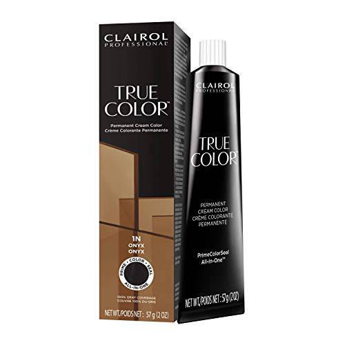 Clairol Professional TRUE COLOR Permanent Cream Hair Color for GLOSSING and TONING with 100% Gray Coverage