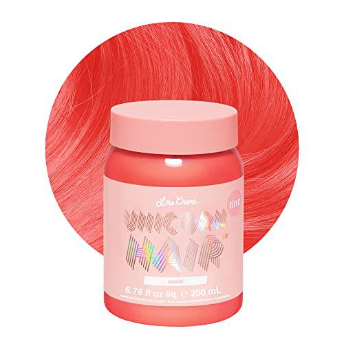Lime Crime Unicorn Hair Tint, Sushi (Muted Peach) - Vegan and Cruelty Free Semi-Permanent Hair Color Conditions & Moisturizes - Temporary Peach Hair Tint With Sugary Citrus Vanilla Scent