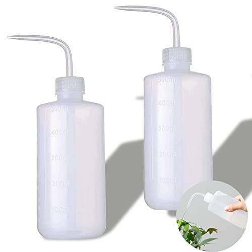 SOTICA 2PCS Tattoo Wash Bottle, Tattoo Spray Bottles 500ml Tattoo Squeeze Bottles Economy Empty Bottles with Narrow Mouth Watering Tools for Tattoo Supplies(16oz)