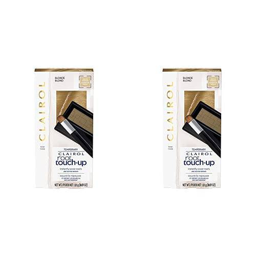 Clairol Root Touch-Up Temporary Concealing Powder, Blonde Hair Color, 1 Count (Pack of 2)