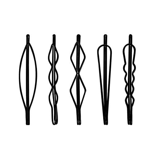 YEEPSYS 5 Pieces Geometric Metal Hair Clips Minimalist Dainty Hair Barrettes Metal Hair Accessories for Women Headwear Accessories, 5 Styles