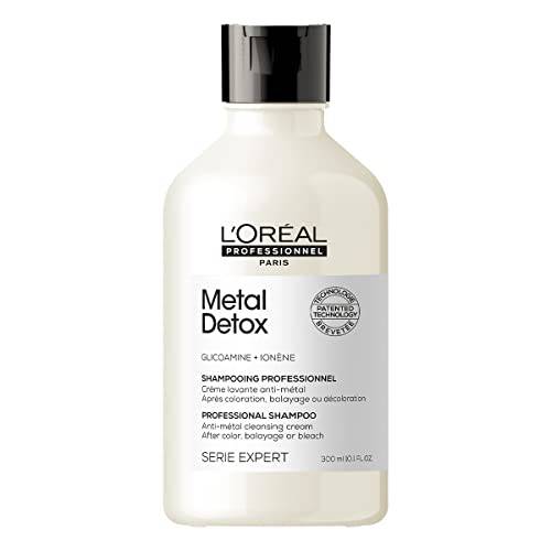 L’Oreal Professionnel Metal Detox Shampoo | Detoxifies, Prevents Damage & Prolongs Hair Color | Adds Shine | Anti-Breakage Shampoo For Damaged or Color-Treated Hair | For All Hair Types | Sulfate-Free