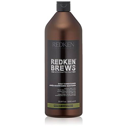 Redken Brews Daily Conditioner For Men, Soft Hair For All Hair Types