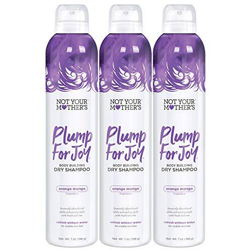 Not Your Mother’s Plump for Joy Dry Shampoo (3-Pack) - 7 oz - Dry Shampoo - Instantly Absorbs Oil While Enhancing Style with Fresh Volume
