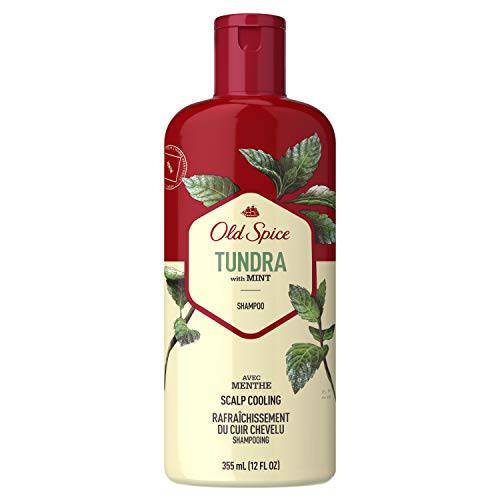 Old Spice Tundra Shampoo with Scalp Cooling Mint | 2-pack, 12 Oz.Ea