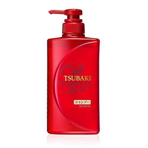 SHISEIDO Tsubaki Premium Moist Shampoo Pump 490ml (2 Pack)