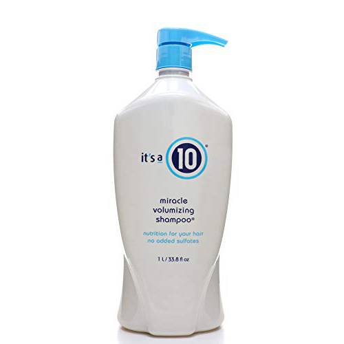 It’s a 10 Haircare Miracle Volumizing Shampoo, 33.8 fl. oz.