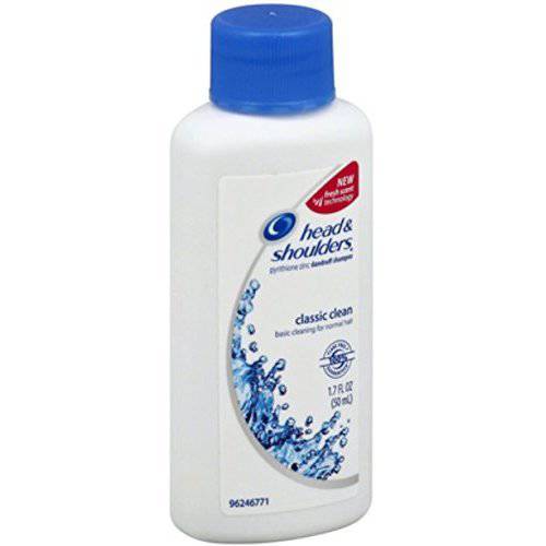 Head & Shoulders Classic Clean Dandruff Shampoo 1.70 oz (Pack of 2)