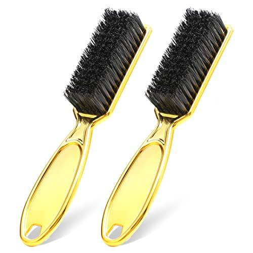 Barber Clipper Brush,2PCS Barber Blade Cleaning Brush,Blade Cleaning Nylon Brush with Beard Styling Removal of Loose Hairs for Men,Trimmer Tool，Hair Brush Cleaner Tool