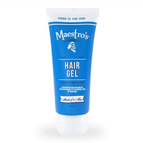 Maestro’s Classic Hair Gel- Mark of a Man blend, 3.4 Ounce