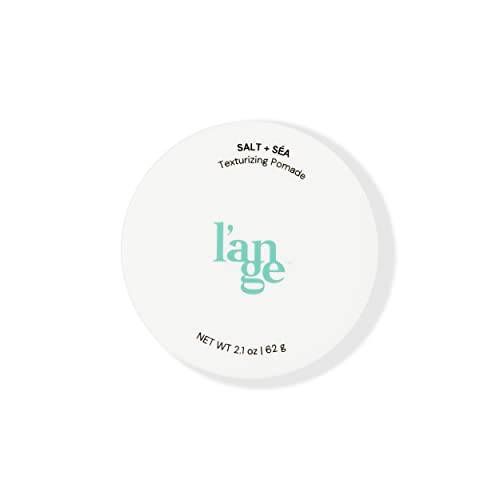 L’ANGE HAIR Salt + Séa Texturizing Pomade | Helps Improve Volume, Definition, and Texture | Bouncy Beachy Windswept Look | Infused with Botanicals and Nutrients