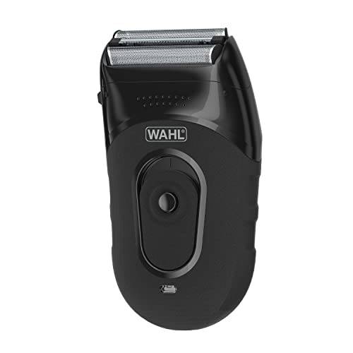 Wahl Compact Lithium-Ion Shaver Kit with Hygienic Rinseable Foils & Cutter Bar with Dual Flexible Foils That Move with The Contours of Your Face - 7065