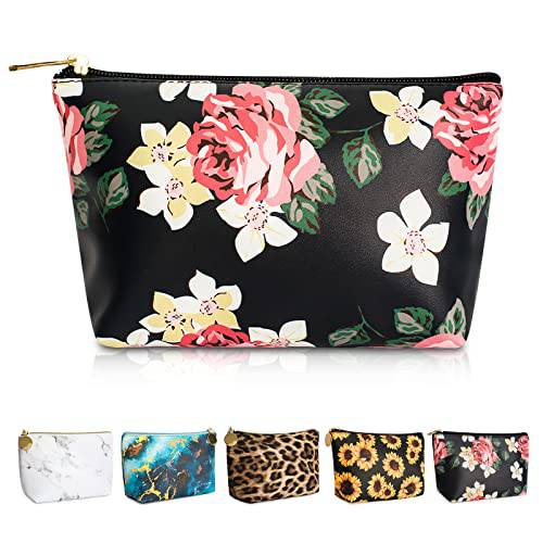 Noozion Makeup Bag for Purse Cute Cosmetic Bag Travel Toiletry Bag Pouch Waterproof Organizer Bag for Women Girls