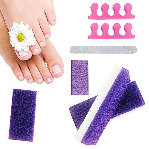 BE-LAIV - Foot Pumice Stone for Feet - Foot Scrubber - Professional Pedicure Kit for Dead Skin Remover and Callus Remover (Pedicure Kit)