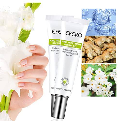 2PCS Nail Repair Cream, Nail Repair Essence Cream, Restores Appearance of Discolored or Damaged Nails, Toe Be Health Instant Beauty Cream for Toenail Care Under the Nail