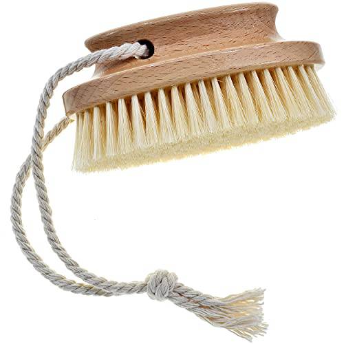 Kent FD11 Shower Brush Back Brush Shower Exfoliating Brush Body Wash Brush Oval Bath Brush Exfoliates Wet or Dry Skin and Improves Circulation. Perfect for Lathering and Scrubbing. Made in England.
