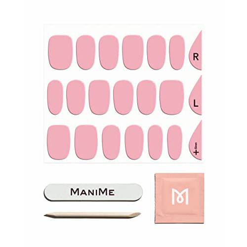 ManiMe Gel Nail Strips (Siren) | Semi Cured Gel Polish Nail Wraps | Long Lasting at-Home Salon-Quality Manicure | No UV Lamp Required | 18pc Set, Includes Nail File, Prep Pad, Mani Stick