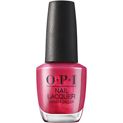 OPI Nail Lacquer, 15 Minutes of Flame, Pink Nail Polish, Hollywood Collection, 0.5 fl oz