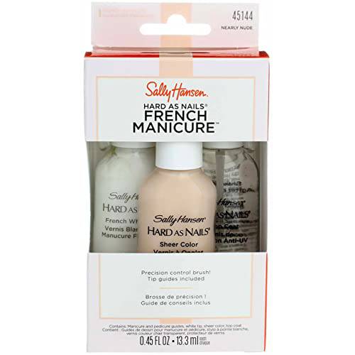 Sally Hansen Hard As Nails French Manicure Nearly Nude Kit