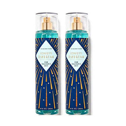 Bath and Body Works Confetti Daydream Fine Fragrance Mists Pack Of 2 8 oz. Bottles (Confetti Daydream)