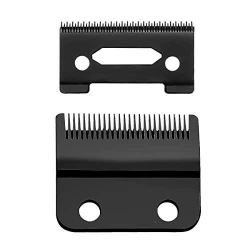 VRMETA New Upgrade Professional Hair Clippers Replacement Blades for Wahl Clippers Wahl 5-Star Senior Magic Clip Compatible with 8148, 8504, 1919, 2241, 2240, 8591 (Black)