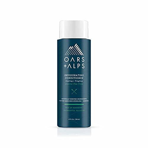 Oars + Alps Mens Sulfate Free Hair Conditioner, Made with Witch Hazel and Tea Tree Oil, Alpine Tea Tree, 12 Fl Oz