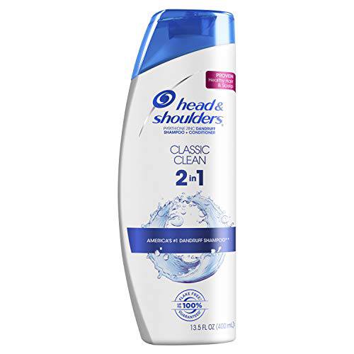 Head & Shoulders and Classic Clean AntiDandruff 2 in Shampoo and Conditioner, Lemon, 13.5 Fl Oz
