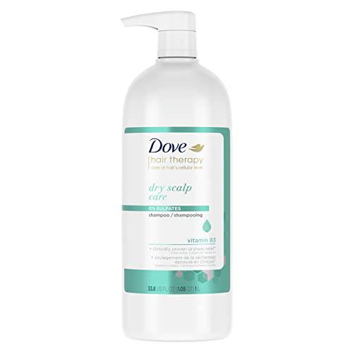 Dove Hair Therapy Shampoo for Dry Scalp Dry Scalp Care Hair Shampoo with Vitamin B3 33.8 fl oz