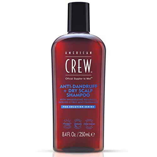 Anti-Dandruff + Dry Scalp Shampoo by American Crew, Citrus Mint Scent, 8.45 Oz
