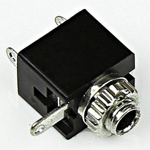 CESS 2.5mm Female 모노 TS 소켓 with Switch PCB Panel 마운트 (4 Pack)