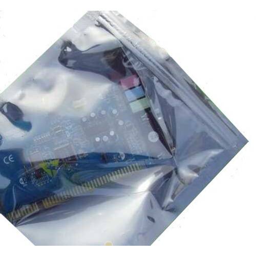 Cleanmo 100 Pcs ESD Antistatic 백 (15x20cm/ 5.9’’X7.9’’), Antistatic Shielding Bag, 밀봉가능,밀봉 호환 SSD HDD, 데스트탑 노트북 PC 악세사리 and Electronic 디바이스 Anti Static Bag,