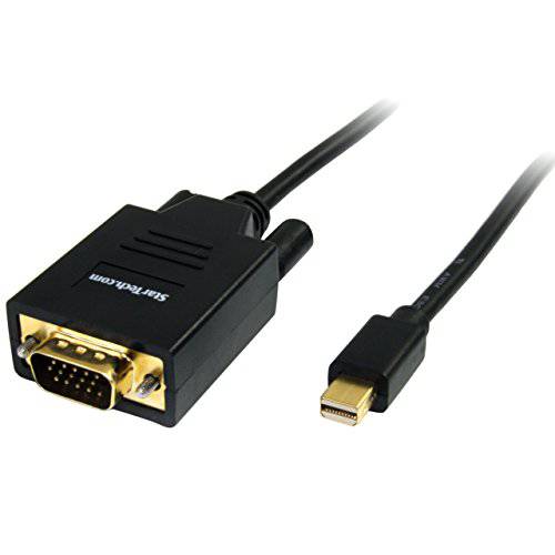 StarTech.coM6 ft. (1.8 m) 미니DisplayPort, 미니 DP to VGA 케이블 - 1920x1200/ 1080p - 벼락 호환 - VGA 모니터 케이블 (MDP2 VGAMM6)