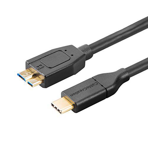 Type C to USB 3.1 GEN 2 미니-B (10G), CableCreation 4ft 미니 USB 3.1 Type C 케이블, Compatible 맥북 (Pro), 갤럭시 S5, 외장 하드 운전사&  더, 1.2M/ 블랙
